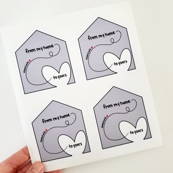 LB065 From My Home Shipped with Love to Yours Poshmark Stickers [Price Firm] - Picture 5 of 11